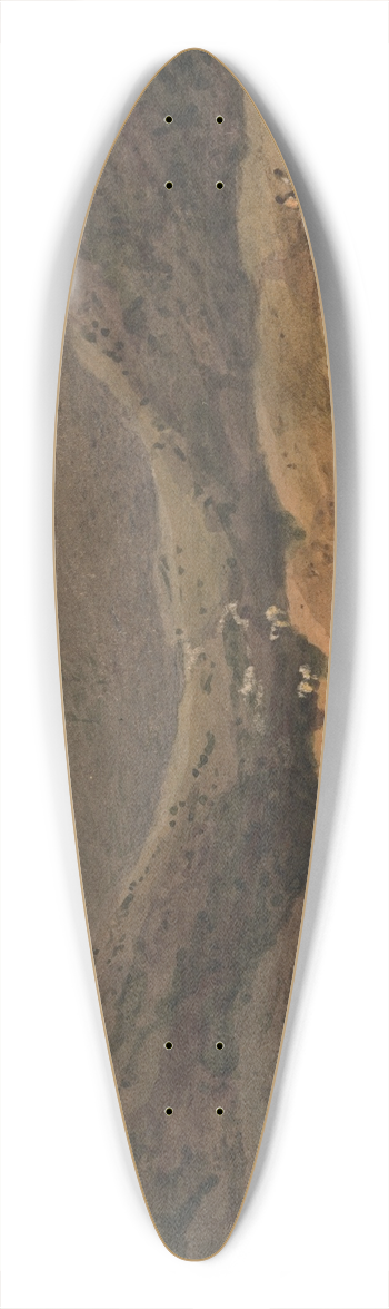 Francis Nicholson - Cader Idris, North Wales 39.3 inch art pintail longboard deck