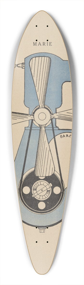 Francis Picabia - Marie 39.3 inch art pintail longboard deck