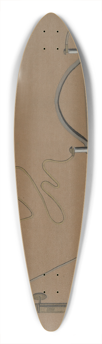 Francis Picabia - Prostitution universelle (UniversalProstitution) 39.3 inch art pintail longboard deck