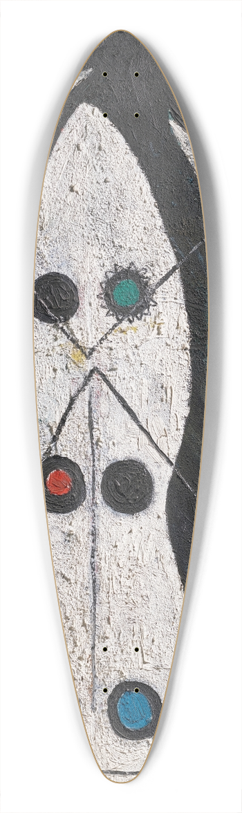 Francis Picabia - Untitled 39.3 inch art pintail longboard deck