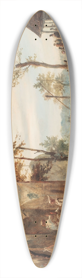 Franciszek Kostrzewski - Circus in Saska Kpa 39.3 inch art pintail longboard deck