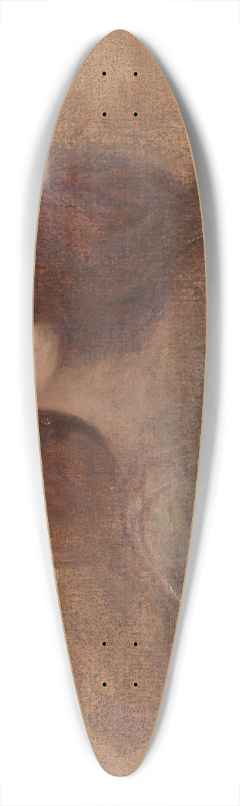 Franciszek murko - Red-haired woman 39.3 inch art pintail longboard deck