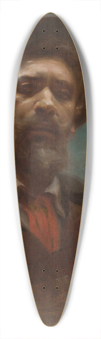 Franciszek murko - Self-portrait 39.3 inch art pintail longboard deck