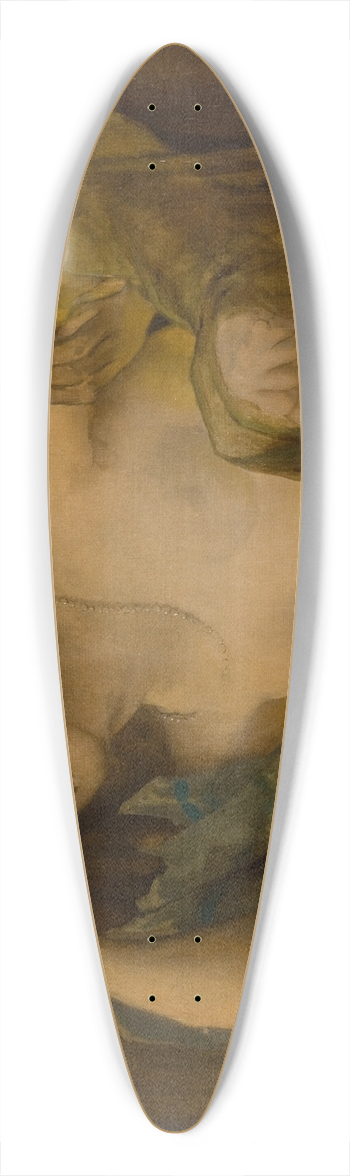 Franciszek murko - Susanna and the Elders 39.3 inch art pintail longboard deck