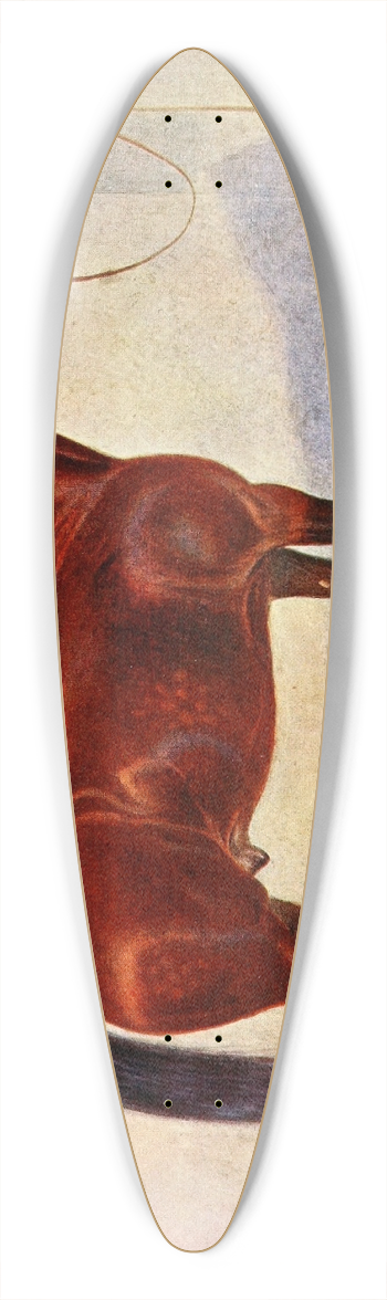 Frank Babbage - Cleveland Bay Stallion, Sultan 39.3 inch art pintail longboard deck