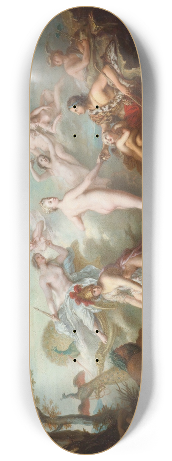 Jean-Marc Nattier - The Judgment Of Paris 8.25 inch art skate deck