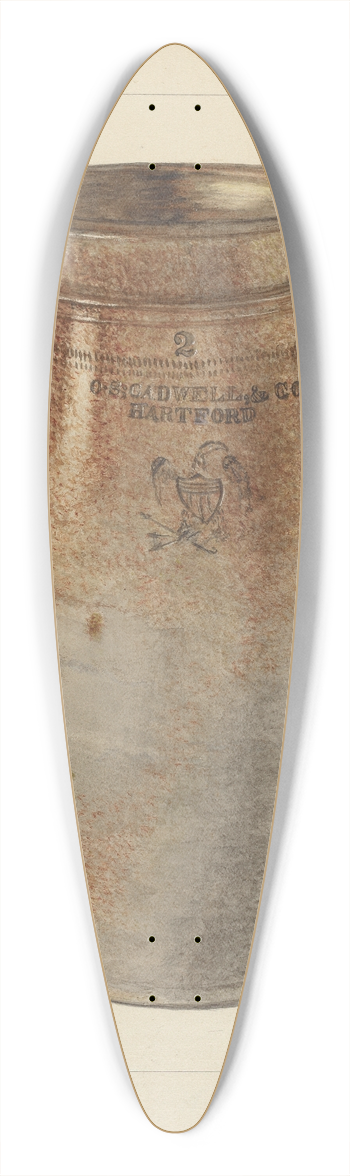 Frank Fumagalli - Churn 39.3 inch art pintail longboard deck