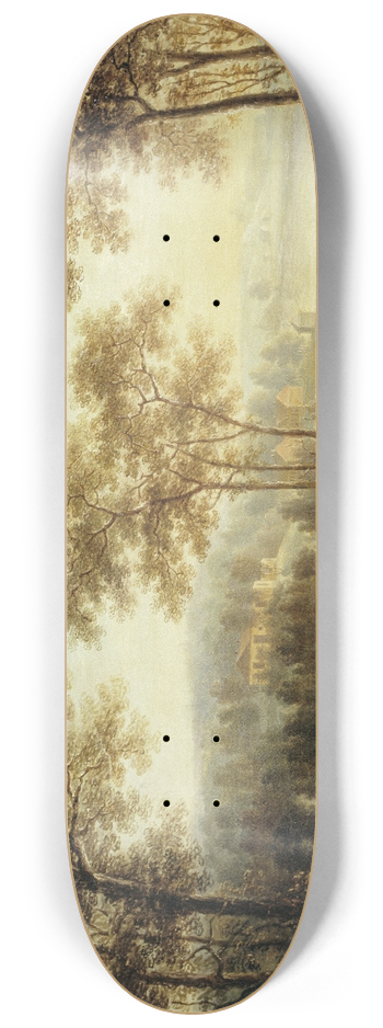 Jeanna Elisabeth kerman - Rosendal Castle from the east 8.25 inch art skate deck