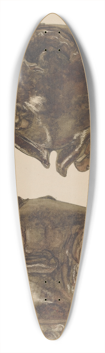 Frank Fumagalli - Grotesque Jug 39.3 inch art pintail longboard deck