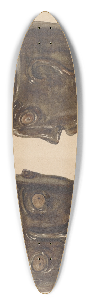 Frank Fumagalli - Grotesque Jug 39.3 inch art pintail longboard deck