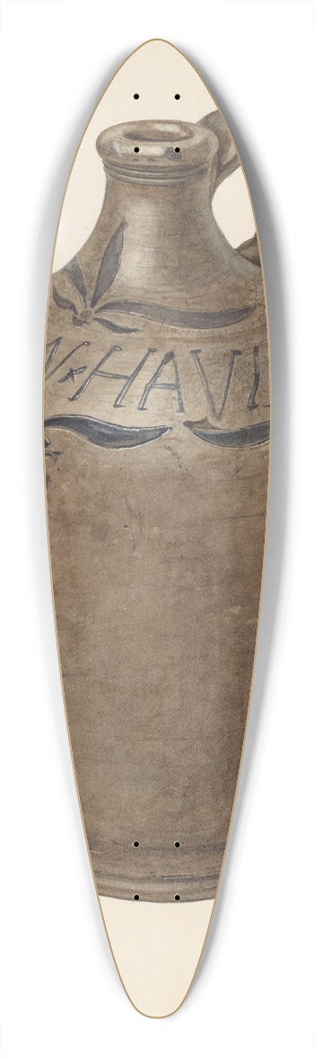 Frank Fumagalli - Jug 39.3 inch art pintail longboard deck