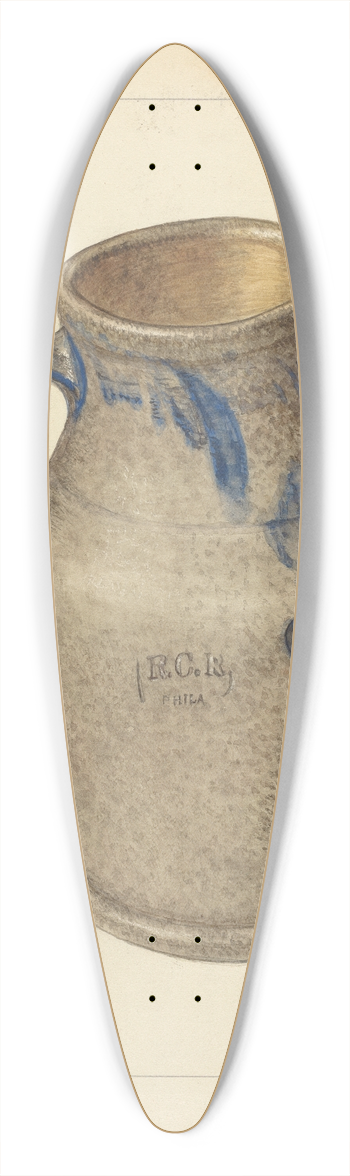 Frank Fumagalli - Pitcher 39.3 inch art pintail longboard deck