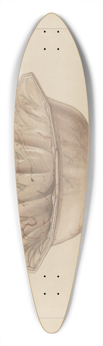 Frank Fumagalli - Wash Bowl 39.3 inch art pintail longboard deck