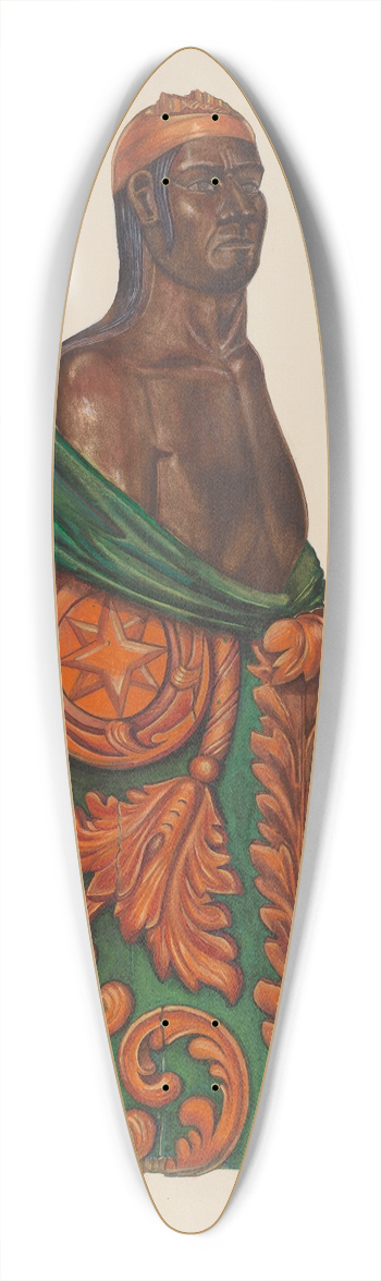Frank Gray - Figurehead 39.3 inch art pintail longboard deck