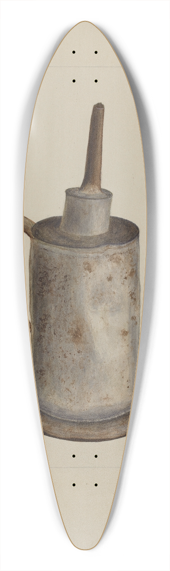 Frank Maurer - Wick Lamp 39.3 inch art pintail longboard deck