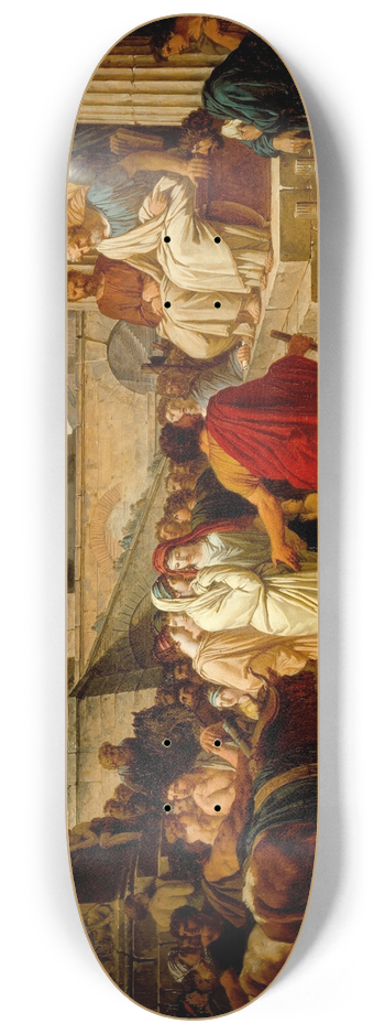 Jean Pierre Saint-Ours - Caius Furius Cressinus Accused of Sorcery 8.25 inch art skate deck