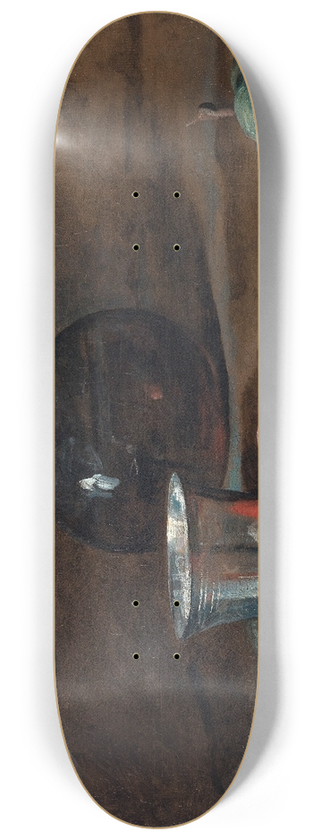 Jean Simon Chardin - The Silver Goblet 8.25 inch art skate deck