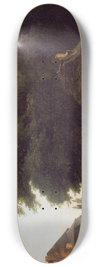 Jean-Victor Bertin - Entry to the Park at St. Cloud 8.25 inch art skate deck