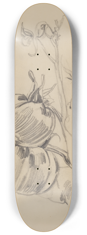 Jens Adolf Jerichau - Frugter 8.25 inch art skate deck