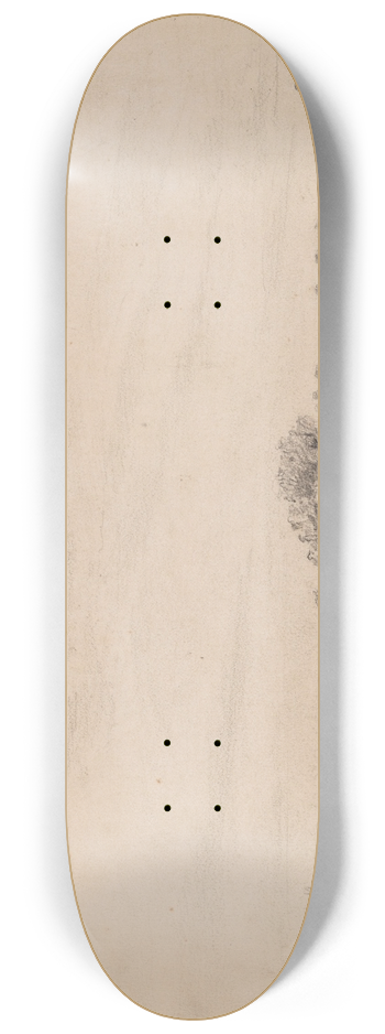 Jens Adolf Jerichau - Landskab 8.25 inch art skate deck