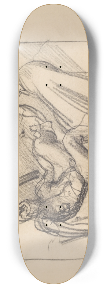 Jens Adolf Jerichau - Skitse til maleriet Loke og Sigyn 8.25 inch art skate deck