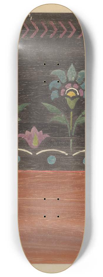 Jerome Hoxie - Stencilled Floor 8.25 inch art skate deck