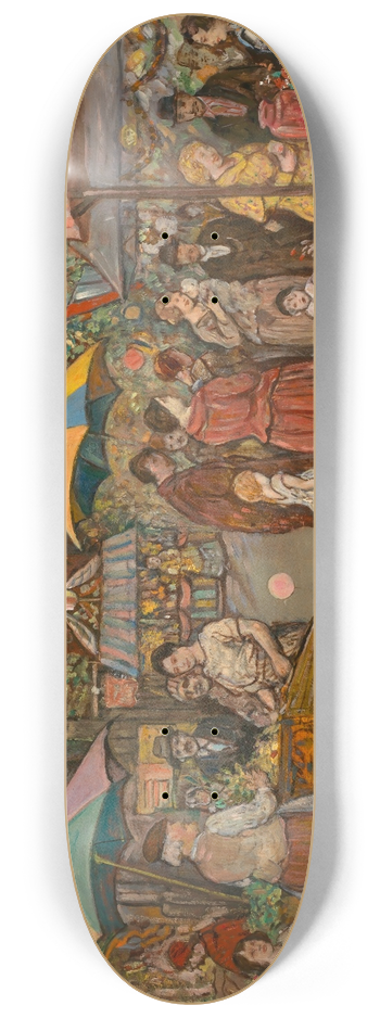 Jerome Myers - Italians in Jefferson Park 8.25 inch art skate deck