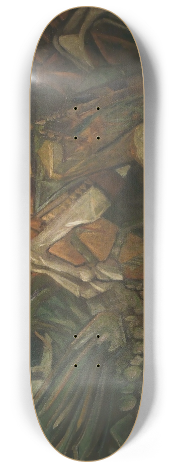 Jerzy Hulewicz - Saint George, the Dragon Slayer 8.25 inch art skate deck