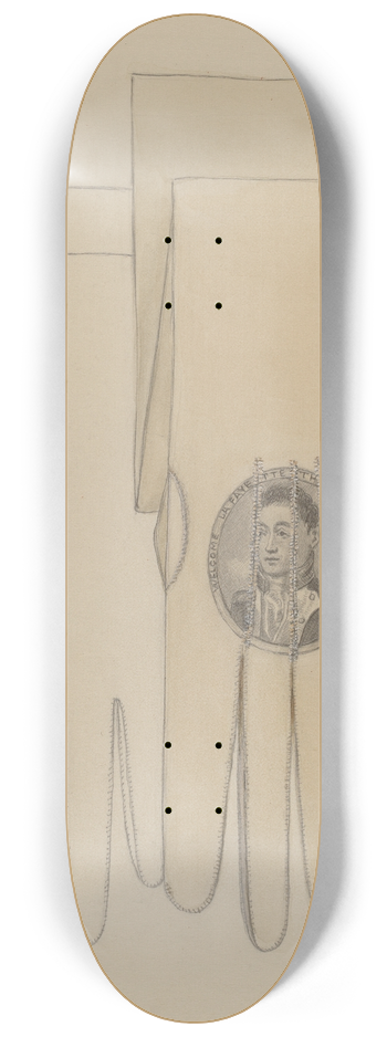 Jessie M. Benge - Wedding Gloves 8.25 inch art skate deck