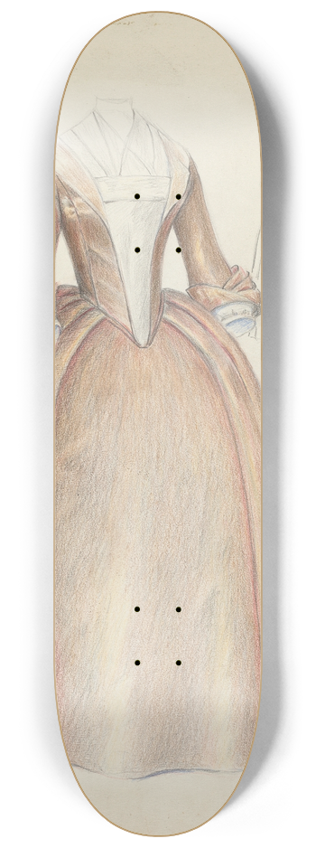Jessie M. Benge - Womans Dress 8.25 inch art skate deck
