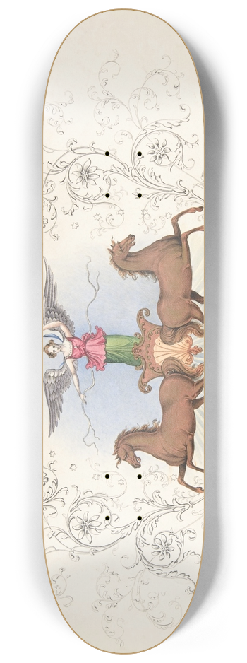 J. Hulme - Design for Panel Decoration 8.25 inch art skate deck