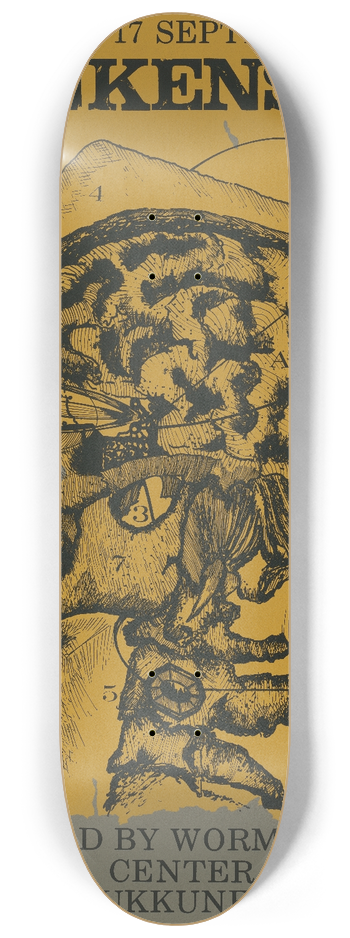 Jim Thorpe - Frankenstein 8.25 inch art skate deck