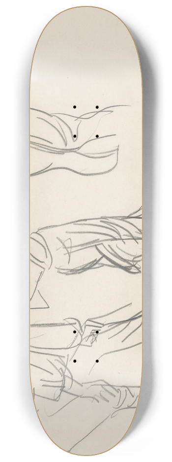 Jn Novk - Figurlne tdie (mui pri prci) 8.25 inch art skate deck
