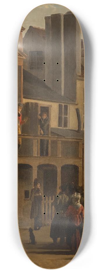 Jean Roller - La Parade de Bobche et Galimafr, boulevard du Temple 8.25 inch art skate deck