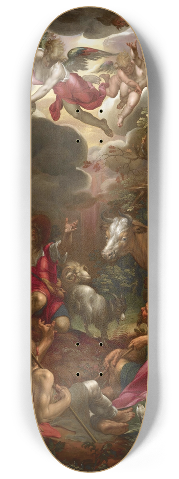 Joachim Wtewael - Annunciation To The Shepherds 8.25 inch art skate deck