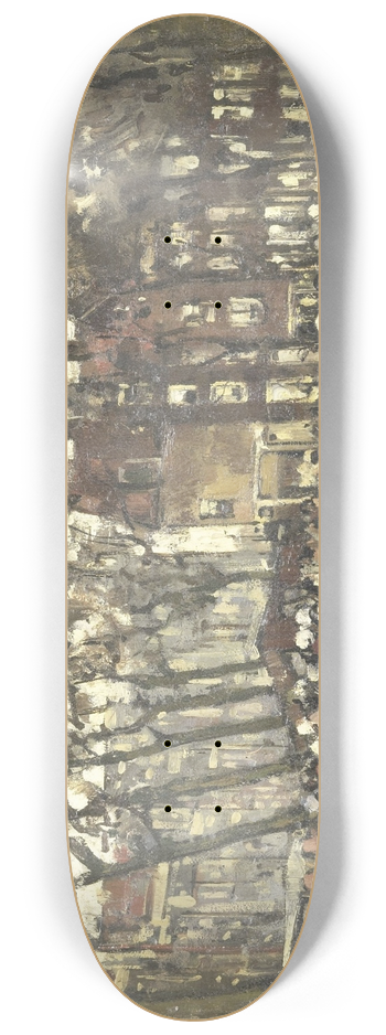 Joannes Barnardus Antonius Maria Westerwoudt - De Noordermarkt te Amsterdam 8.25 inch art skate deck