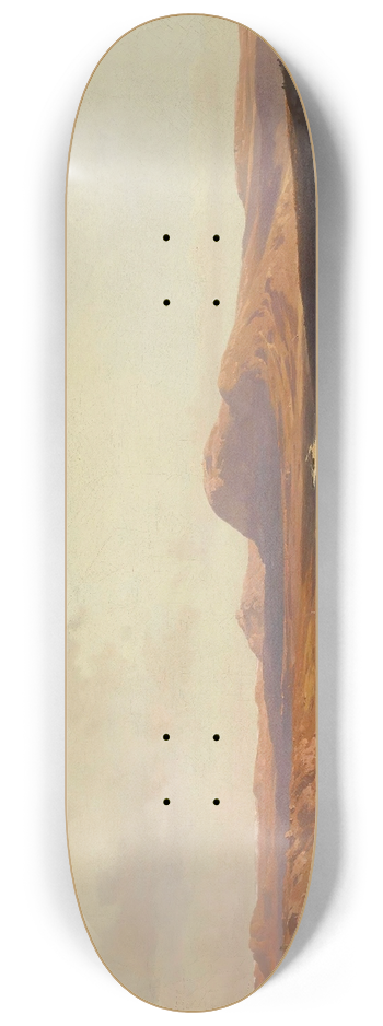 Johan Fredrik Eckersberg - Sunset in the Mountains 8.25 inch art skate deck