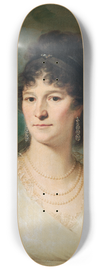Johann Baptist von Lampi the Elder - Brustbild einer Dame 8.25 inch art skate deck
