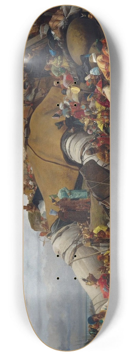 Jehan Georges Vibert - Gulliver And The Lilliputians 8.25 inch art skate deck