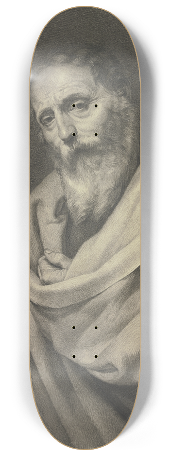 Johannes Pieter De Frey - Saint Bartholomew 8.25 inch art skate deck