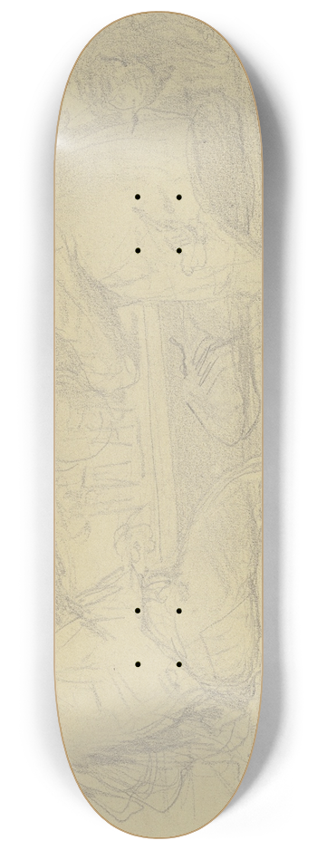 Johann Heinrich Hasselhorst - With apple cider 8.25 inch art skate deck