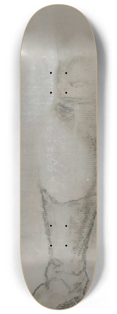 Jens Juel - Studie til det Rybergske familiebillede; Johan Christian Rybergs hjre ben 8.25 inch art skate deck