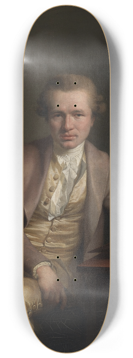 Jens Juel - The Engraver Johann Friderich Clemens at his Work Table 8.25 inch art skate deck