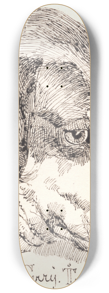 Johan Thomas Lundbye - Hundehoved, Terry 8.25 inch art skate deck