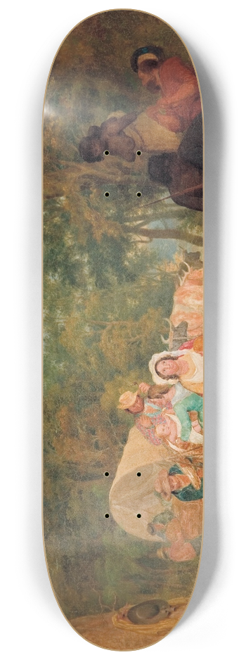 John Alexander Gilfillan - Homeward bound- dinner-time 8.25 inch art skate deck