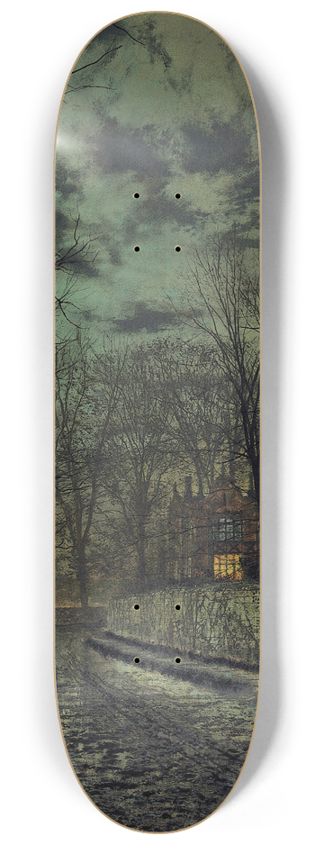 John Atkinson Grimshaw - November 8.25 inch art skate deck