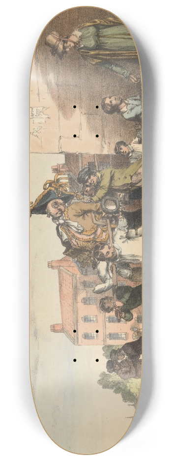 John Augustus Atkinson - Guy Fawkes 8.25 inch art skate deck
