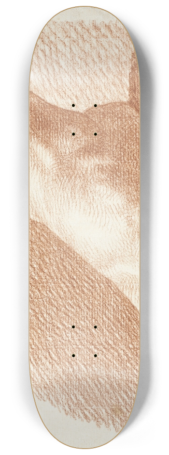 John Augustus Nahl - Foot Study 8.25 inch art skate deck