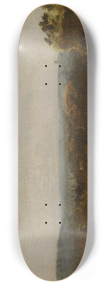 John Constable - A Shepherd in a Landscape looking across Dedham Vale towards Langham 8.25 inch art skate deck