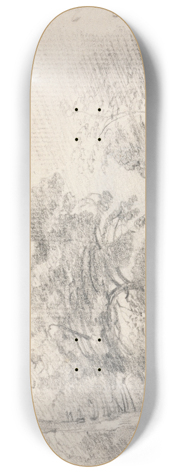 John Constable - Coombe Wood 8.25 inch art skate deck